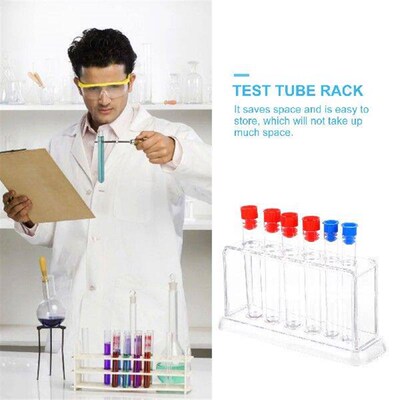 Test Tube Rack Plastic Storage Tubes Gears Toy Experiment