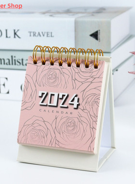 2024 Calendar Mini Coil Desk Calendar Daily Planner To Do Li