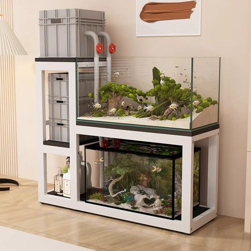 鱼缸架子金属多层鱼缸专用柜家用水族箱底架承重桌子底座托架