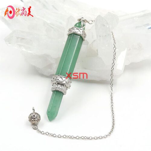 New pendant pendulum natural crystal hexagonal column pendul