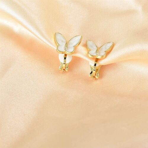 Korea Style Butterfly Clip On Earrings Without Piercing Cute