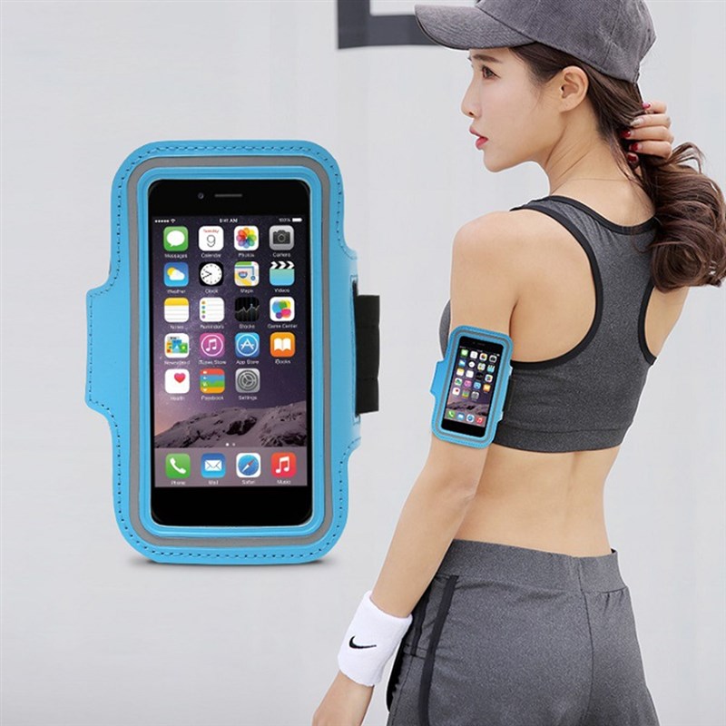 Sports Arm Bag Mobile Phone Holder Bag Running Gym Armband E图片