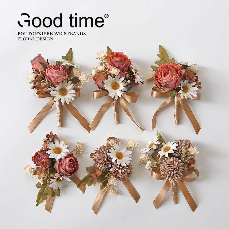 高级咖啡调胸花手腕花新郎新娘襟花伴娘姐妹手花结婚礼牡丹橙玫瑰,节庆用品/礼品,门神,淘宝优惠券,粉丝福利购,淘宝优惠卷