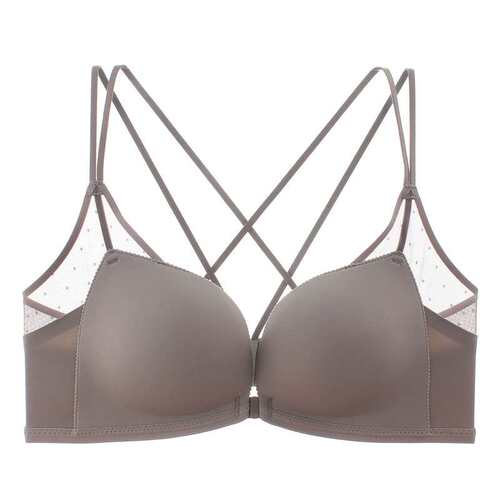 Spring and summer new front buckle beautiful back bra lace w
