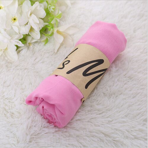 Candy colored cotton scarf scarf beach sunscreen围巾