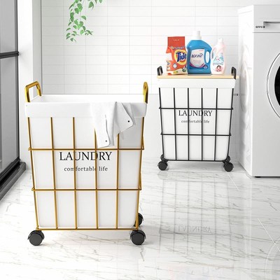 Large plastic bathroom laundry basket toy laundry basket