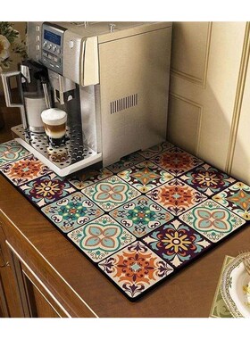 Kitchen Drain Pad Dish Drainer Mat Absorbent Dish Drying Mat