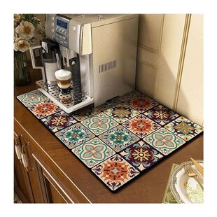 Kitchen Drain Pad Dish Drainer Mat Absorbent Dish Drying Mat