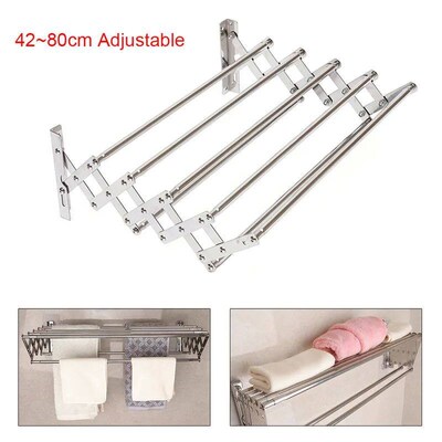 Minimalist Design Wall Mounted Pants Hanger Expandable Folda