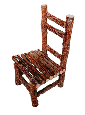 zkk田园风格原生态微型手工迷你椅子小木凳装饰品摆件拍照道具