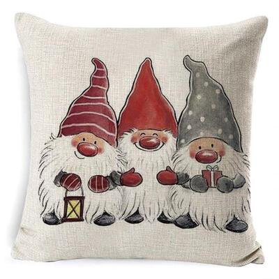 2023 Christmas pillowcase car cushion sofa cover Home