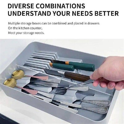 Kitchen Tableware Storage Box Spoons And Forks Organizer