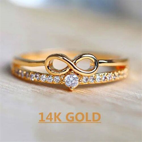 Infinite Love Rings for Women Engagement Wedding Ring Fashio