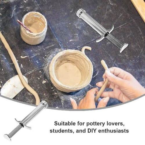 2 Clay Tool Set Stainless Steel Molds Pottery Squeezing