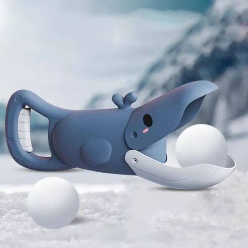 Winter Snow Toys Cartoon Snow Ball Maker Clip with Handle Fu