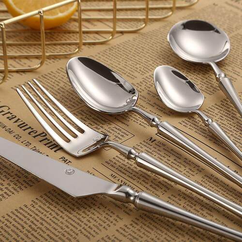 New cutlery fork and spoon set two forks two forks western
