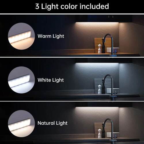 Motion Sensor Light Wireless LED Night Light USB Rechargeabl