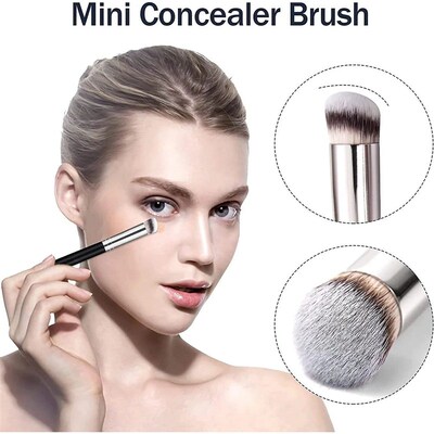 1/2/5 pcs Foundaton Concealer Brush, Premum Contour Blusher