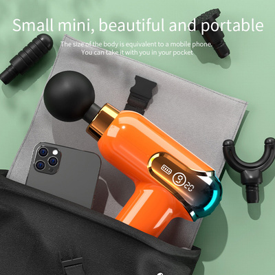 LCD Display Massage Gun Portable Electric Massager For Body