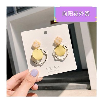 Earring 2020 earrings pendant jewelry purple stud lady