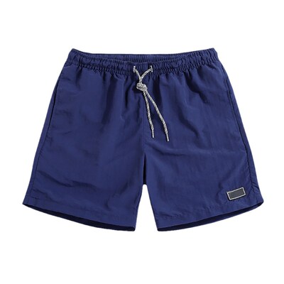 Men Casual Breathable Quick Dry Pants Pockets Beach Solid Co