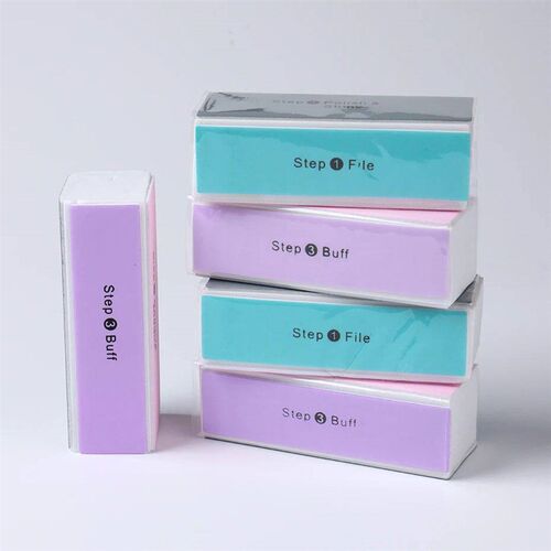 5 Pcs/Lot Nail Buffer Block 4 Way Colorful Buffing Block Shi