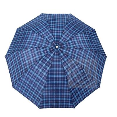 。Three fold inverted Pole 10 bone business lattice umbrella