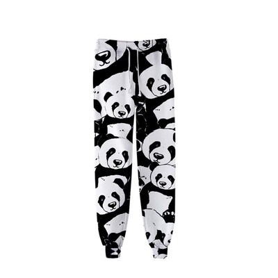 New Casual Pants Cute Panda Leggings Men Women Winter Spring