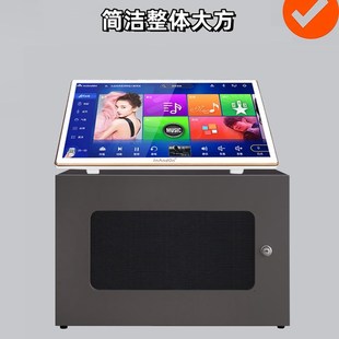 丹莱梅克MU舞台KTV影音器材功放机柜移动点歌机木质功放机架子