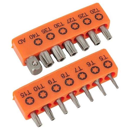 14 Pcs/Set 25mm Alloy Steel-Torx Screwdriver Bits With Hole
