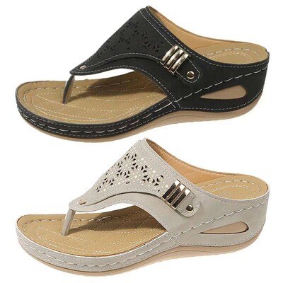 Women Orthopedic Sandals Casual Wedge Sandals Breathable