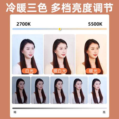 Beauty fill light, selfie artifact, full screen fill light,