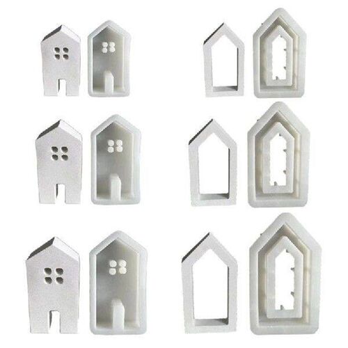 DIY Silicone Mould for Making Window House Unique Scented