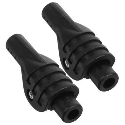 2pcs Tent Connectors Camping Accessories Black 8.5mm Joint