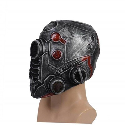 Punk Masque Helmet Halloween Cosplay Natural Latex Full Head