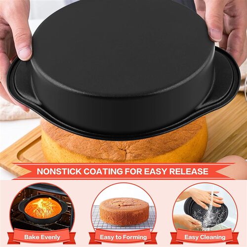 8 Inch Cake Pan   Round Cake Pans Tins Baking Kitchen