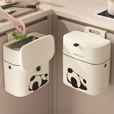 Kitchen wall mounted covered garbage bin厨房壁挂式垃圾桶
