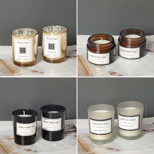 2pcs scented candles craft gift candle wax smokeless 5*5cm