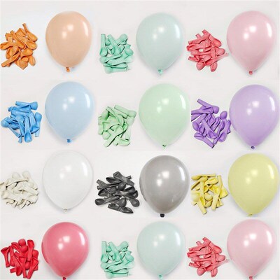 30/50/100pcs Balloons Matte Round Globos Macaron Latex Ballo