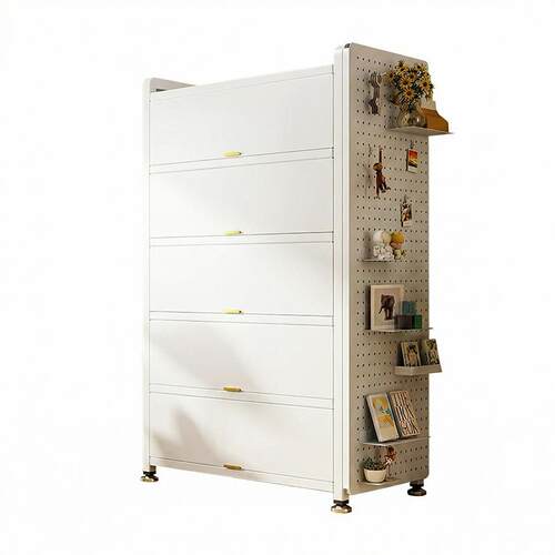 Kitchen storage rack steel with door storage cabinet