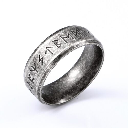 Beier Stainless steel Odin Norse Viking Amulet Rune MEN Ring