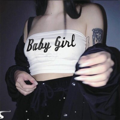 Womens baby letter sexy breast wrap vest  new style in Eu