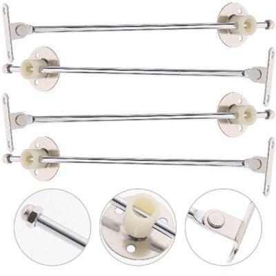 4+Pcs+Heavy+Duty+Tension+Rod+Cabinet+Support+Soft+Close