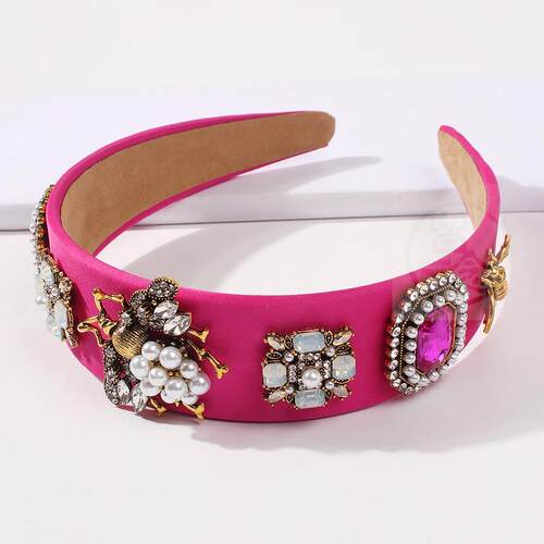 。F2389 Baroque temperament wide edge hair hoop female littl