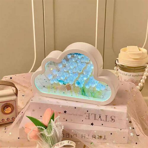 Tulip Cloud Sea of Flowers Handmade Night Light Creative Lig