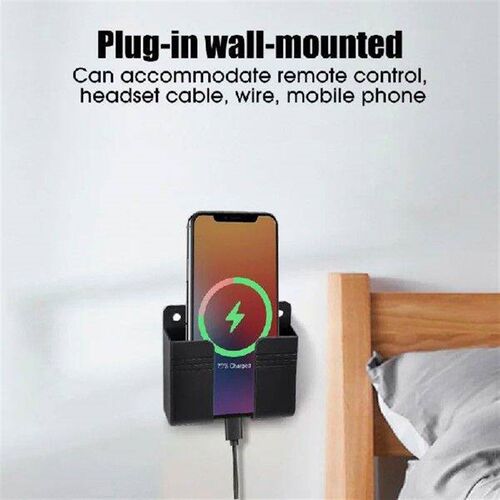 Wall Mounted Organizer Storage Box Remote Control Mounted