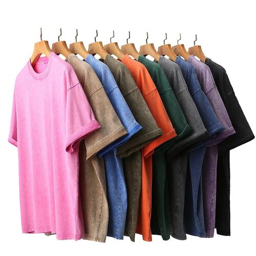 Vintage Oversize Men Plain T-shirt Heavy Fabric. Boxy Fit.