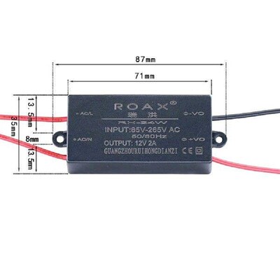 AC to DC Converter Buck Power Supply Module Waterproof AC