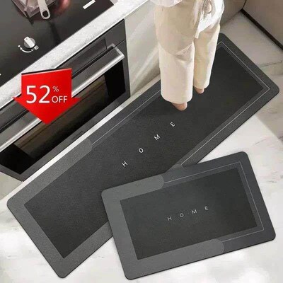 Diatomite Kitchen Mat Long Rug Super Absorbent Floor Mats No