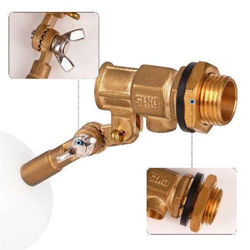 1/2pcs Copper Float Ball Valve New High Quality Float Ball
